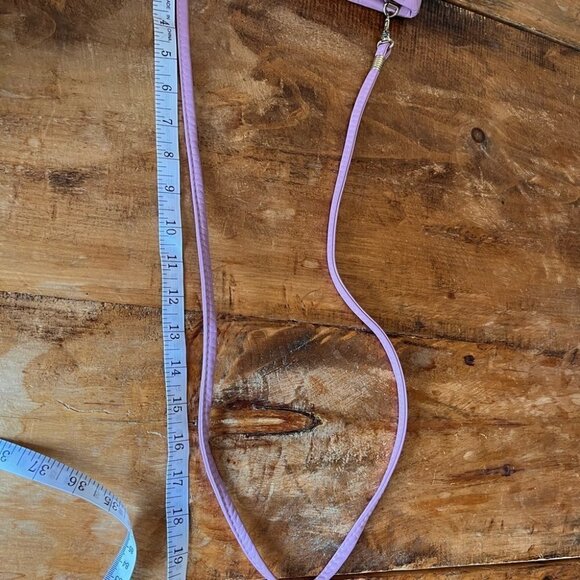 2/40$ LEATHER Vintage barbie Pink Bag cross body bag - Picture 6 of 9